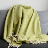 シ・コラサォン ウールブランケット Thorn Pistacchio Green