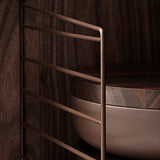 【日本代理店】String スウェーデン製 シェルフシステム サイドフレーム フロアタイプ85×30 (2枚組)