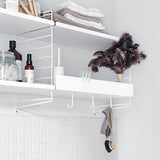 【日本代理店】String スウェーデン製 シェルフシステム 棚板58×30 ハイエッジ メタル(1枚)