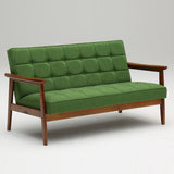 カフェテーブル W1200 D700 × Kチェア 2シーター カフェスタイルセット【Cafe Table 10%OFF】