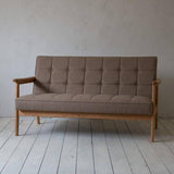 【店舗限定】カリモク60【正規販売店】 Kチェア 2シーター フラノベージュ