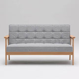 カリモク60【正規販売店】 Kチェア 2シーター ミストグレー