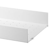 【日本代理店】String スウェーデン製 シェルフシステム 棚板78×30 ハイエッジ メタル(1枚)