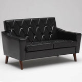 カリモク60【正規販売店】 ロビーチェア 2シーター スタンダードブラック