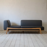 Luu Sofa gray / dark gray | オーク/ウォルナット無垢材