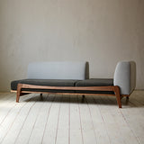 Luu Sofa gray / charcoal(左右反転仕様) | オーク/ウォルナット無垢材