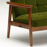 カリモク60【正規販売店】 Kチェア 2シーター モケットグリーン