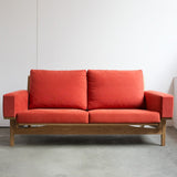 Newnormal Low Sofa 2シーター red
