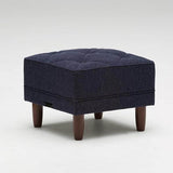 カリモク60【正規販売店】 オットマン タープブルー