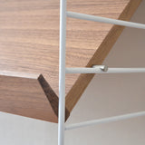 【日本代理店】String スウェーデン製 String System 木製マガジンシェルフ 58×30 ホワイト