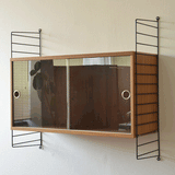 【日本代理店】String スウェーデン製 String System ディスプレイキャビネット 78×30