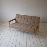 【店舗限定】カリモク60【正規販売店】 Kチェア 2シーター フラノベージュ