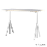 【日本代理店】String スウェーデン製 Works 昇降式デスク ライトグレーリノリウム