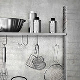 【日本代理店】String スウェーデン製 シェルフオプション メタル棚板用 Jフック(5個セット)