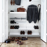 【日本代理店】String スウェーデン製 シェルフシステム 棚板78×30 ローエッジ メタル(1枚)