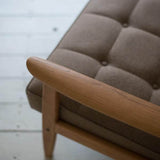 【店舗限定】カリモク60【正規販売店】 Kチェア 1シーター フラノベージュ