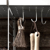 【日本代理店】String スウェーデン製 シェルフオプション メタル棚板用 Jフック(5個セット)