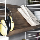 【日本代理店】String スウェーデン製 String System 木製マガジンシェルフ 58×30 ホワイト