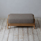 Luu Ottoman brown | オーク/ウォルナット無垢材