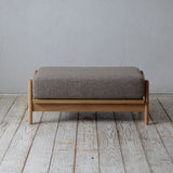 Luu Ottoman brown | オーク/ウォルナット無垢材