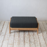 Luu Ottoman dop tambourine dark green | オーク/ウォルナット無垢材