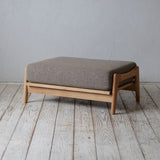 Luu Ottoman brown | オーク/ウォルナット無垢材