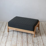 Luu Ottoman dop tambourine dark green | オーク/ウォルナット無垢材