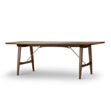 BM1160 ウォルナット オイル仕上げ (支柱:ブラス)|HUNTING TABLE ハンティングテーブル|Borge Mogensen (ボーエ・モーエンセン) カール・ハンセン&サン【正規販売店】デンマークデザイン