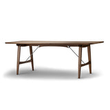 BM1160 ウォルナット オイル仕上げ (支柱:ステンレススチール)|HUNTING TABLE ハンティングテーブル|Borge Mogensen (ボーエ・モーエンセン) カール・ハンセン&サン【正規販売店】デンマークデザイン