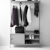 【日本代理店】String スウェーデン製 String System 片開きキャビネット 58×30