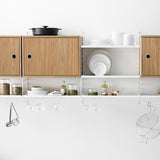 【日本代理店】String スウェーデン製 String System 片開きキャビネット 58×30