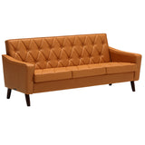 カリモク60【正規販売店】 ロビーチェア 3シーター リーベルブラウン