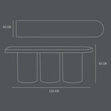 101 COPENHAGEN【日本代理店】デンマークデザイン Big Foot Bench Coffee