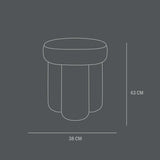 101 COPENHAGEN【日本代理店】デンマークデザイン Big Foot Stool Warm Ash (C142) 〈アウトドア対応〉 - 北欧家具 北欧インテリア通販サイト greeniche (グリニッチ)