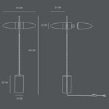101 COPENHAGEN【日本代理店】デンマークデザイン Bull Floor Lamp Oxidised