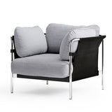 HAY【正規販売店】 CAN 1シーター グレー / クロムスチールベース