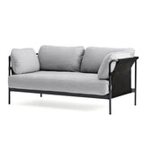 HAY【正規販売店】 CAN 2シーター グレー / ブラックベース