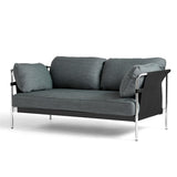 HAY【正規販売店】 CAN 2シーター ダークグレー / クロムスチールベース