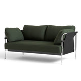 HAY【正規販売店】 CAN 2シーター グリーン / クロムスチールベース