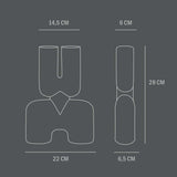 101 COPENHAGEN【日本代理店】デンマークデザイン Cobra Double Mini Black