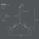 101 COPENHAGEN【日本代理店】デンマークデザイン Drop Chandelier Bulp Grey