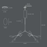 101 COPENHAGEN【日本代理店】デンマークデザイン Drop Chandelier Oxidized