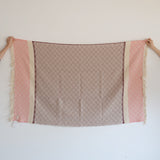 シ・コラサォン ハーフブランケット Azulajo bordeaux / pink