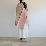 シ・コラサォン ハーフブランケット Azulajo bordeaux / pink