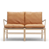 OW149-2 オーク ホワイトオイル仕上げ Sif95 ライトブラウンレザー|COLONIAL SOFA コロニアルソファ|Ole Wanscher (オーレ・ヴァンシャー) カール・ハンセン&サン【正規販売店】デンマークデザイン