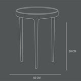 101 COPENHAGEN 【日本代理店】デンマークデザイン Phantom Table Tall Burn Antique
