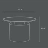 101 COPENHAGEN 【日本代理店】デンマークデザイン Pillar Table Low Burned Black