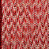 シ・コラサォン プレイスマット swallow fringe bordeaux / red