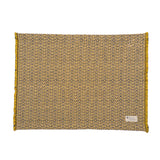 シ・コラサォン プレイスマット swallow fringe dark blue / yellow