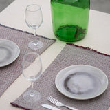 シ・コラサォン プレイスマット swallow fringe turquoise / watergreen